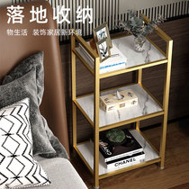 Bedside shelf Bedroom storage Floor-to-ceiling multi-layer bookshelf Living room kitchen crevice space-saving balcony Light luxury flower rack