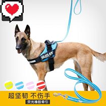 Julius K9 fluorescent traction belt pet leash dog rope small medium and large dog European imported rubber material