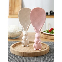 Creative rabbit cute rice ladle non-stick rice spoon household rice cooker can stand rice shovel rice spoon