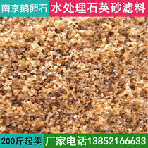Natural water treatment Quartz sand filter material Sewage plant Waterworks water purification filter Quartz sand Lawn sand Landscape sand