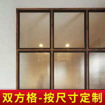 Customized-two sides of the stand art embossed glass door can be customized window bathroom screen partition hollow-can be tempered