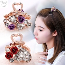 Korean headdress small hairpin grab clip adult bangs Chuck hairclip hair accessories rhinestone hairclip pin women top clip