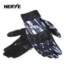 NERVE Motorcycle Gloves Men And Womens Motor Racing Bike Racing Summer Breathable Anti-Wear and Anti-wear Touch Screen Touch Screen Four Seasons