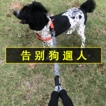 Dog Traction Rope Dog Chain Subdog Rope Medium Dog Walking Dog Rope Large Dog Gold Wool Pooch Supplies Explosion Protection