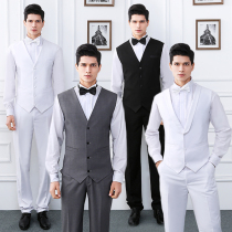 Taohuayuan business formal suit suit vest suit male Korean version of slim handsome suit horse clip professional British Leisure