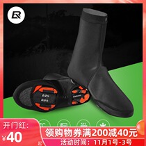 Rock Brothers mountain bike warm riding waterproof shoe cover road car lock shoe cover riding equipment