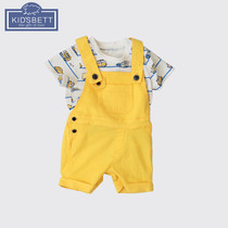Boys and girls with pants set childrens summer clothes 0-3 years old baby clothes childrens summer foreign boys