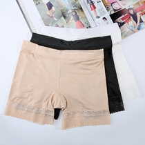 Ladyboy supplies Black skin color safety pants Anti-light white mid-rise Modal lace leggings thin tight