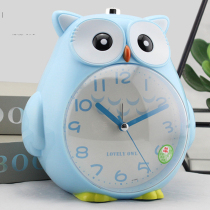 Talking small alarm clock for students with large sound for children Cute cartoon alarm creative personality lazy clock