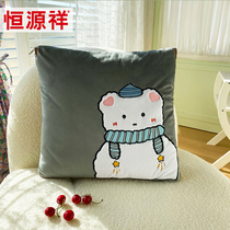 Hengyuanxiang pillow quilt dual-use cushion car supplies multifunctional car folding blanket car air conditioning quilt