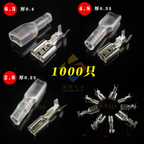  1000 only 6 3 4 8 2 8 plug spring sheath cold-pressed terminal blocks Copper tinned connector Female connector