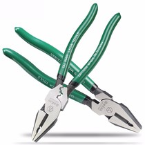 Old a 9 inch eccentric labor-saving wire pliers steel nut crimping pliers made in Taiwan screws take out vise