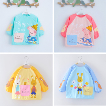 Piggy Peech Autumn Winter Cute Waterproof Childrens Hood Clothing baby Anti-wearing protective clothing Baby girls drawing clothes