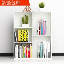 Creative desktop small bookshelf desk bookcase simple modern shelf childrens storage simple floor-to-ceiling window cabinet