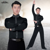 Dambao Roo New Mens Morden Dance Blouse National Standard Dance Waltz Dance Costumes Latin Dancing Dancing Dancing