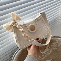 ~ ins Little crowdsourcing package Women Summer 100 hitch 2022 new Fashion High sense diagonal satchel summer single shoulder axillary underpack