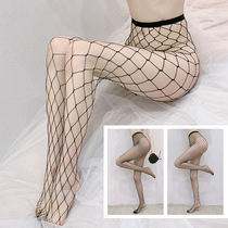 Spice Silk Socks Anti Hook Silk Grid Socks Fishing Nets Socks Large Small Mesh Pair Pantyhose Transparent Hollowed-out Silk Socks Seductive Women