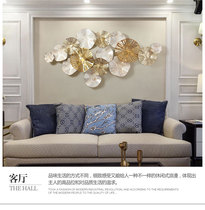 European modern three-dimensional wrought iron wall hanging abstract wall decoration living room bedroom background wall hanging decoration creative wall decoration