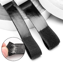 Black white double-sided strong adhesive Velcro curtain car paste with hook hair mother patch screen window male and female stickers