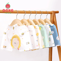 Baby Shorts Summer Thin boy pure cotton open range pants female baby 1 year 2 summer fit outside wearing baby toddler pants