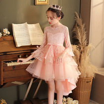 Next win high-end girl dress Princess dress performance costume little girl wedding dress