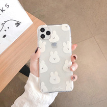 Meimu ins Bunny Soft shell for 12 11Pro Max mini Apple X XS XR phone case iPhone7 SE female 8plus silicone