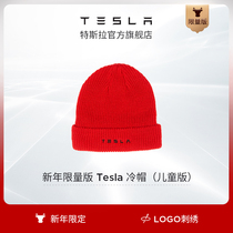  Tesla Tesla 2021 New Year Limited Edition Childrens hat Knitted hat