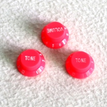 Dongli replacement 1V2T 3 1 set of Pink Strat guitar volume tone control knob SQ potentiometer cap