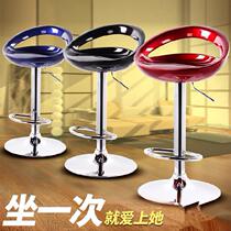 Light Extravagant Home Light Lavish Minimalist High Footstool Showroom Round Stool Shop Day Style Hairdresse Restaurant High-end Rotatable