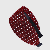 Wide-brimmed hair band Hair band Korean hair accessories Sweet lady adult wild fabric hair card broken hair headband Short hair headdress