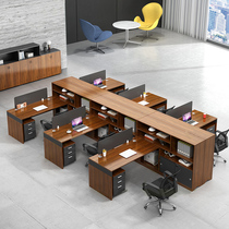 Office Finance Staff Desk Chair Composition 2-person Cassette Screen Partition Office Furniture Station Table Single