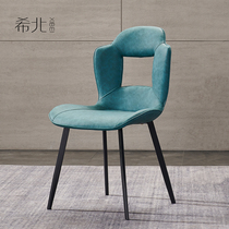 Minimalist home chair modern extremely minimalist Nordic dining table and chairs dining backrest stool Restaurant Banquet High-end Dining Chair