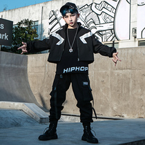 Boy Street dance suit Childrens handsome Chauphol Hiphop hip hop girl jazz dance rack Sub-drum walking show to show