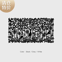 byears White Night original art carved felt placemats insulation mat decorative mat table mat fairy tale style