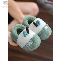 Child cotton slippers bag heel xz two-week baby cotton slippers One year old Multi-baby wool slippers for a week half baby cotton tug