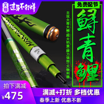 Big whip fishing rod ultra-light super hard giant Rod Sturgeon blue fish Rod 9-10-11 meters Japanese carbon platform fishing rod