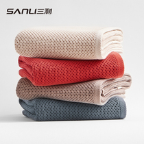 Sanli bath towel Household cotton water absorption quick-drying does not lose hair Adult soft bath towel Hotel cotton towel