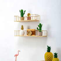 Punch-free dormitory artifact dormitory bedroom wall storage rack wall hanging basket wall storage rack partition hanger