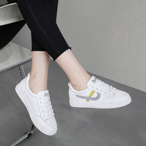 Summer white shoes 2021 new womens shoes summer flat-bottomed board shoes Joker white low-top casual sneakers