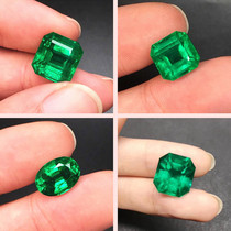 Hot selling Colombian Emerald naked stone private jewelry custom colored treasure pendant earrings ring ring ring ring ring