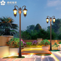 View Lantern Garden Villa with high bar 3 m Outdoor waterproof for home 220v Yard Ultra Bright Led Courtyard Street Lamp