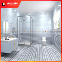 Blue kindergarten toilet tile 300x600 balcony porcelain tiles glazed tiles kitchen bathroom wall tiles antique tiles