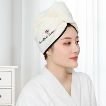 Dry hair hat female super strong absorbent quick-drying shower cap for washing hair wrapped towel thickened childrens long hair hair wiping artifact