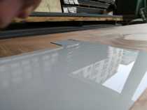 Fumeijia same color 0949g snow white bright surface refractory board veneer instead of high imitation White