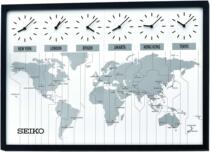 Xiaoyu Seiko QXA538KLH Classic Six Cities World Time to hang the clock
