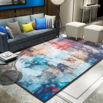Custom art living room carpet bedroom full bed side tea table blanket simple modern European abstract rectangular household