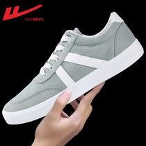 Pull back mens shoes Canvas shoes mens 2021 spring low-top breathable mens casual board shoes mens Korean version of wild trendy shoes men