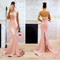 Ladies Birthday party dress Banquet bridesmaid wedding dress