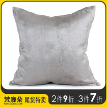 Fan Gallery Villa Model House Fabric Home Soft Clothes Pillow Bag Gray New Chinese Light Luxury Special Embroidery