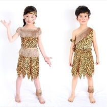 Savage costumes Ssavage hunters cos children natives natives Indians BAO WEN performance clothes